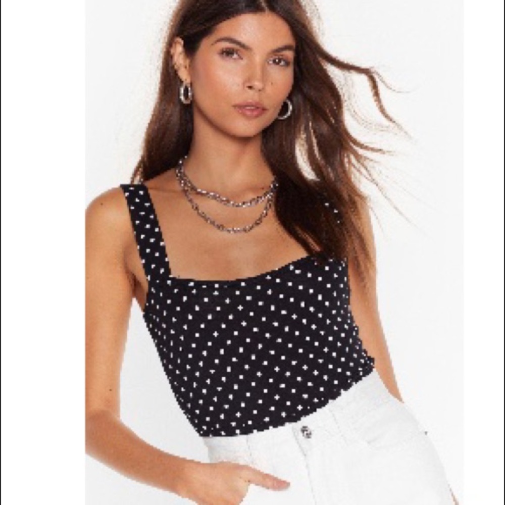 POLKA DOT NASTY GAL BODYSUIT